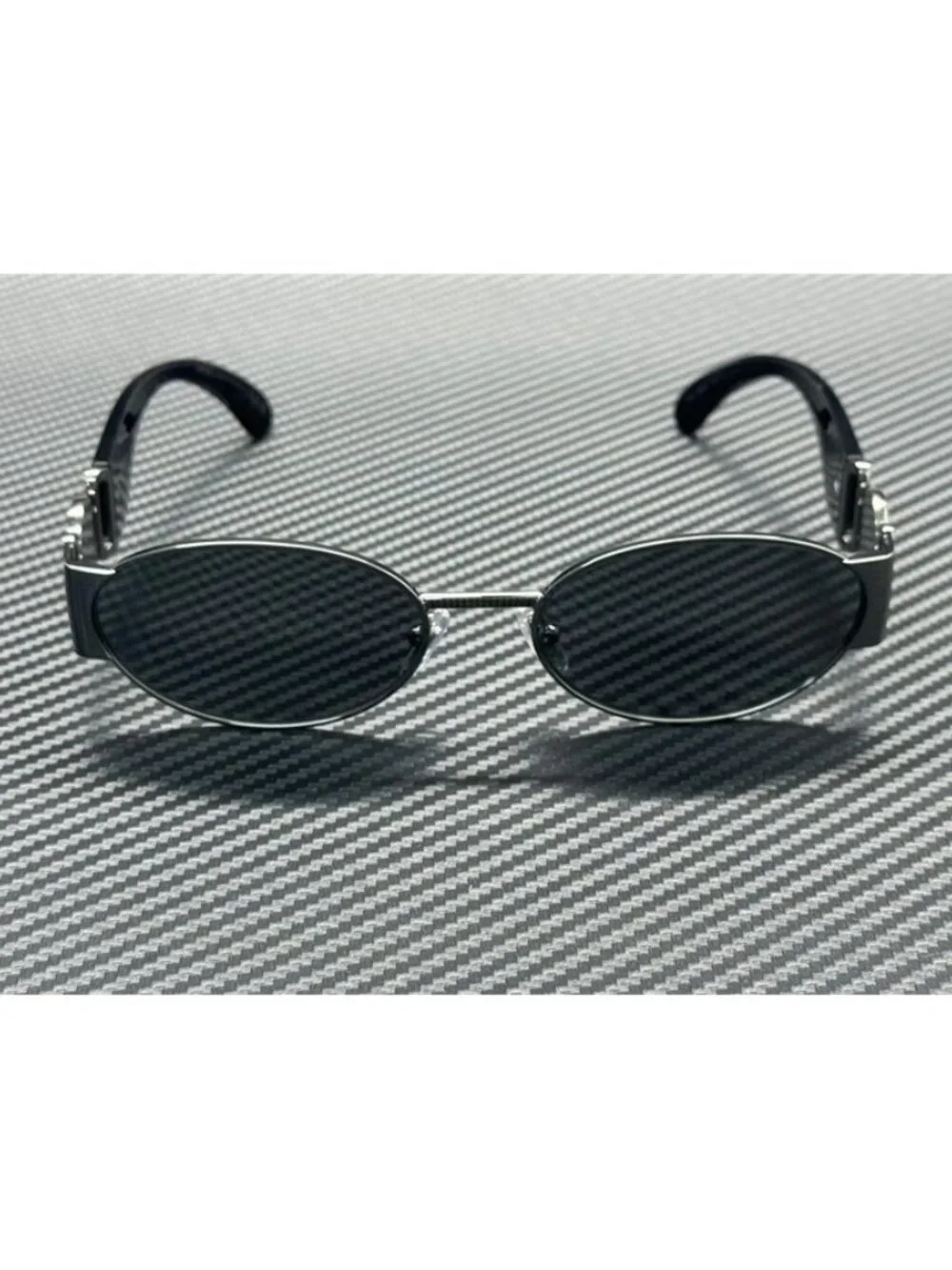 New Versace Men Gunmetal Sunglasses 56-18-140
